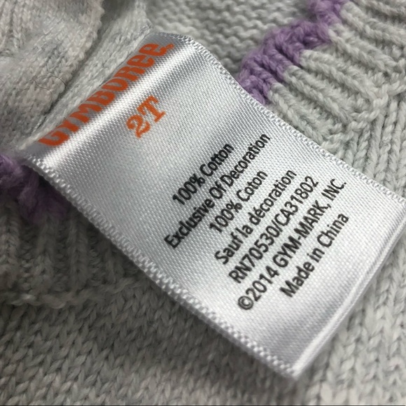 Gymboree Gray Owl Sweater size 2T - Picture 7 of 9